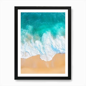 Aerial View Of A Beach 157 Art Print