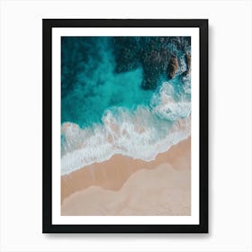 Aerial View Of A Beach 172 Art Print