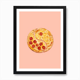 Pizza Harmony Art Print