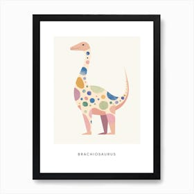 Nursery Dinosaur Art Brachiosaurus 2 Poster Art Print