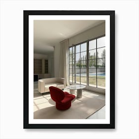 Modern Living Room 5 Art Print