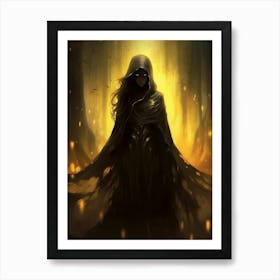 Witch In The Forest Art Print