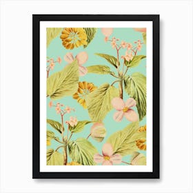 Vintage Summer In Art Print