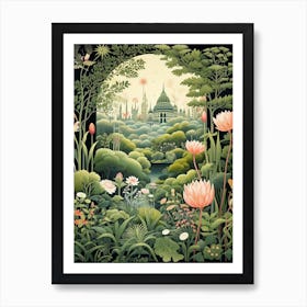 Shanghai Botanical Garden China Henri Rousseau Style 1 Art Print