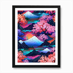 Japanese Landscape 2 Art Print