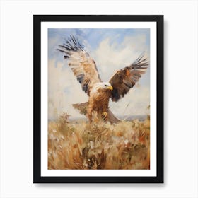 Bird Painting Golden Eagle 2 Art Print
