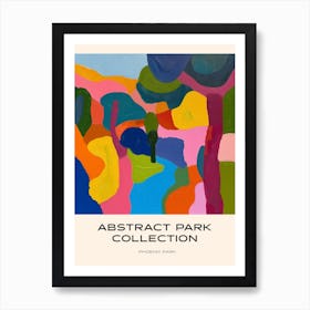 Abstract Park Collection Poster Phoenix Park Dublin 1 Art Print