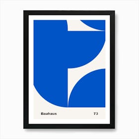 Geometric Bauhaus Poster 73 Art Print