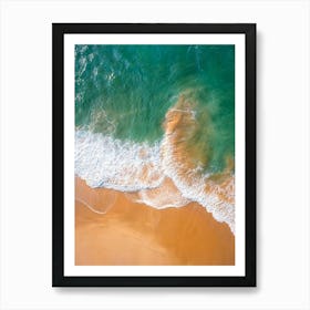 Aerial View Of A Beach 144 Art Print