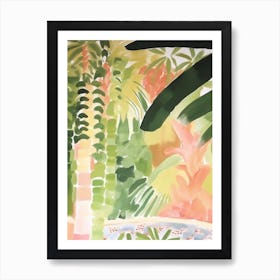 Mediterranean Tropical Plants 6 Art Print