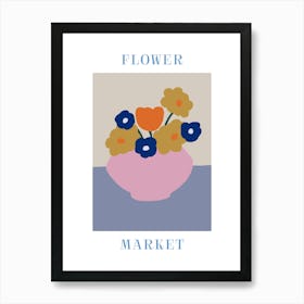 Flower Market 30 Art Print