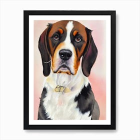 Petit Basset Griffon Vendeen Watercolour Dog Art Print