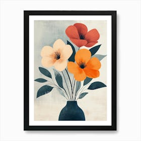 Flowers In A Vase 41 Art Print