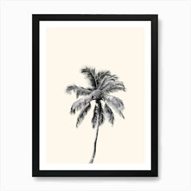 Palm Tree Poster, Summer Beach Wall Art, Tropical Home Decor, Gift For Her, Ocean Sea Theme Art Print