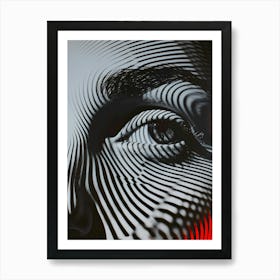 'The Eye' optical illusion Art Print