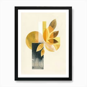 'Yellow Leaves' 1 Art Print