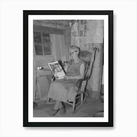 Wife Of Homesteader In Her Shack Home, Williams County, North Dakota By Russell Lee Art Print