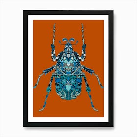 Bejeweled Beetle Art Print