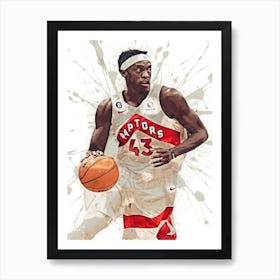 Pascal Siakam Toronto Raptors Art Print