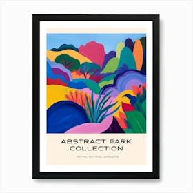 Abstract Park Collection Poster Royal Botanic Gardens Sydney 2 Art Print