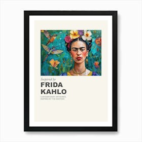 Museum Poster Inspired By Frida Kahlo 2 Art Print