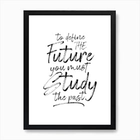 Define The Future Art Print