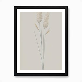 Psyllium Herb Simplicity 2 Art Print