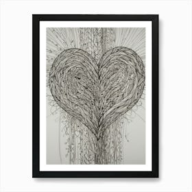 Heart Of Love 13 Art Print