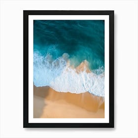 Aerial View Of A Beach 4 Art Print