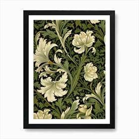 Morris Floral Wallpaper Art Print