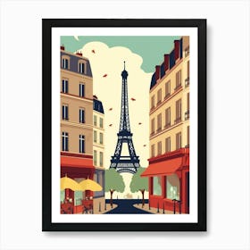 Paris Street Scene Art Print