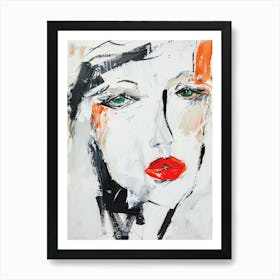 Portrait Of A Woman 7 Art Print