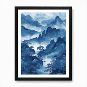 Fantastic Chinese Landscape 16 Art Print