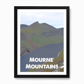 Mourne Mountains, AONB, Area of Outstanding Natural Beauty, National Park, Nature, Countryside, Wall Print, 1 Art Print