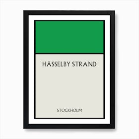 Hässelby Strand Stockholm Sweden Art Print