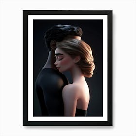 Couple In Love 1 Art Print