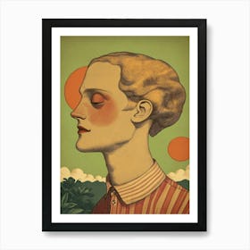 Woman'S Face 41 Art Print