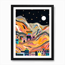 Morocco at night  Art Print