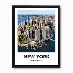 New York, City, Print, Art, Landscape, USA, Home Decor, Wall Print 1 Art Print