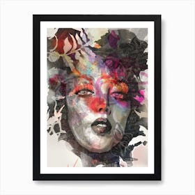 Flower Drama Art Print