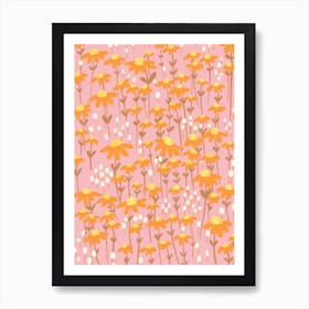 Camomile Garden Art Print