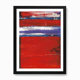 'Red And Blue' 1 Art Print