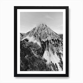 Mountain Top Bw, Edition 2 Art Print