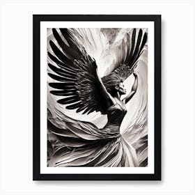 Angel Wings Metamorphosis 3 Art Print