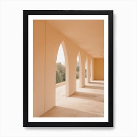 Arched Patio Art Print