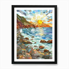 Sunset On The Beach 16 Art Print