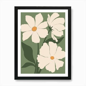 White Daisies 3 Art Print