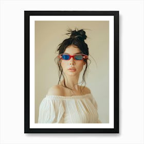 Girl With Sunglasses 3 Poster