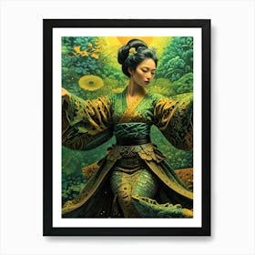 Japan Geisha Visual 42 Art Print