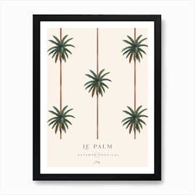 Lepalm Poster Offwhite Art Print